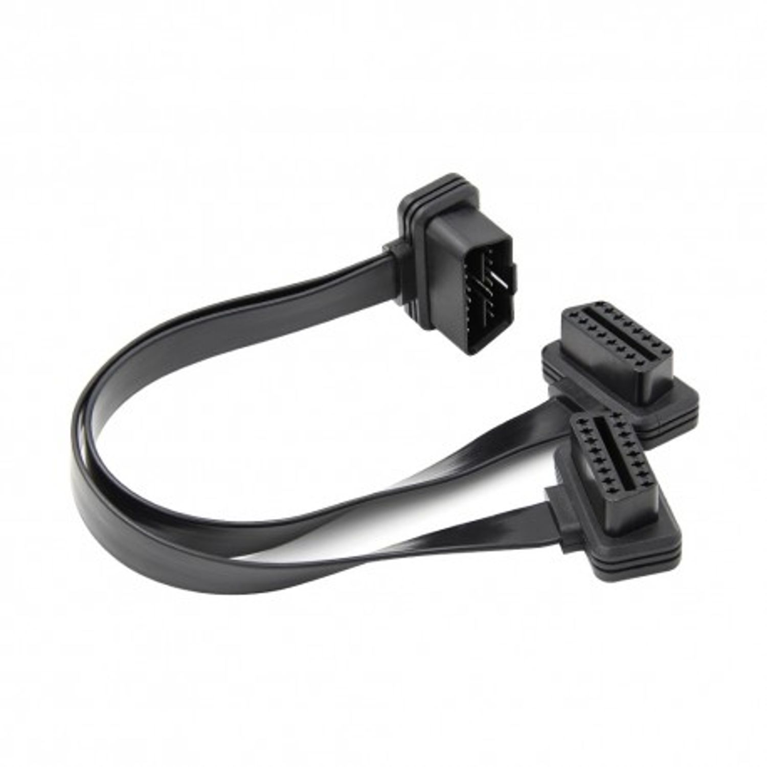 Prelungitor Cablu Techstar&reg;, Adaptor Auto 2 in 1 la OBD2 16 Pin, 30cm fotografia produsului View 6 L