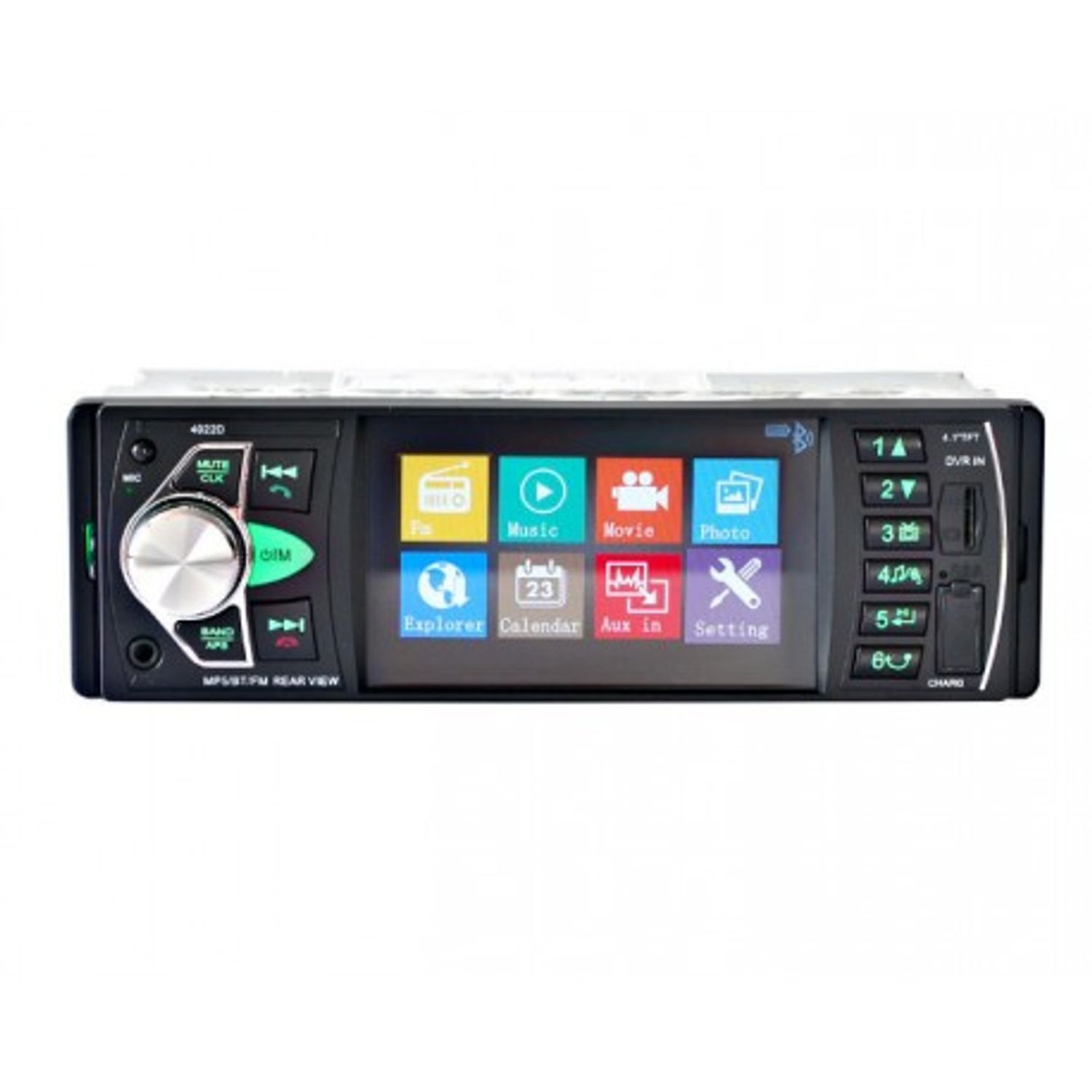 Radio Auto MP5 PLAYER Techstar&reg; 4022D SMART 1DIN, cu Display  4.1", Bluetooth, Telecomanda fotografia produsului View 5 L