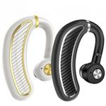 Casca Bluetooth Techstar&reg; K21 Alb/Auriu, Sunet HD, Autonomie Mare fotografia produsului View 5 S