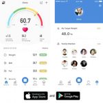 Cantar Electronic Smart Techstar&reg;, Roz, Display Digital, Wireless, Bluetooth, Greutate 180kg Max, Compatibil Android & fotografia produsului View 2 S