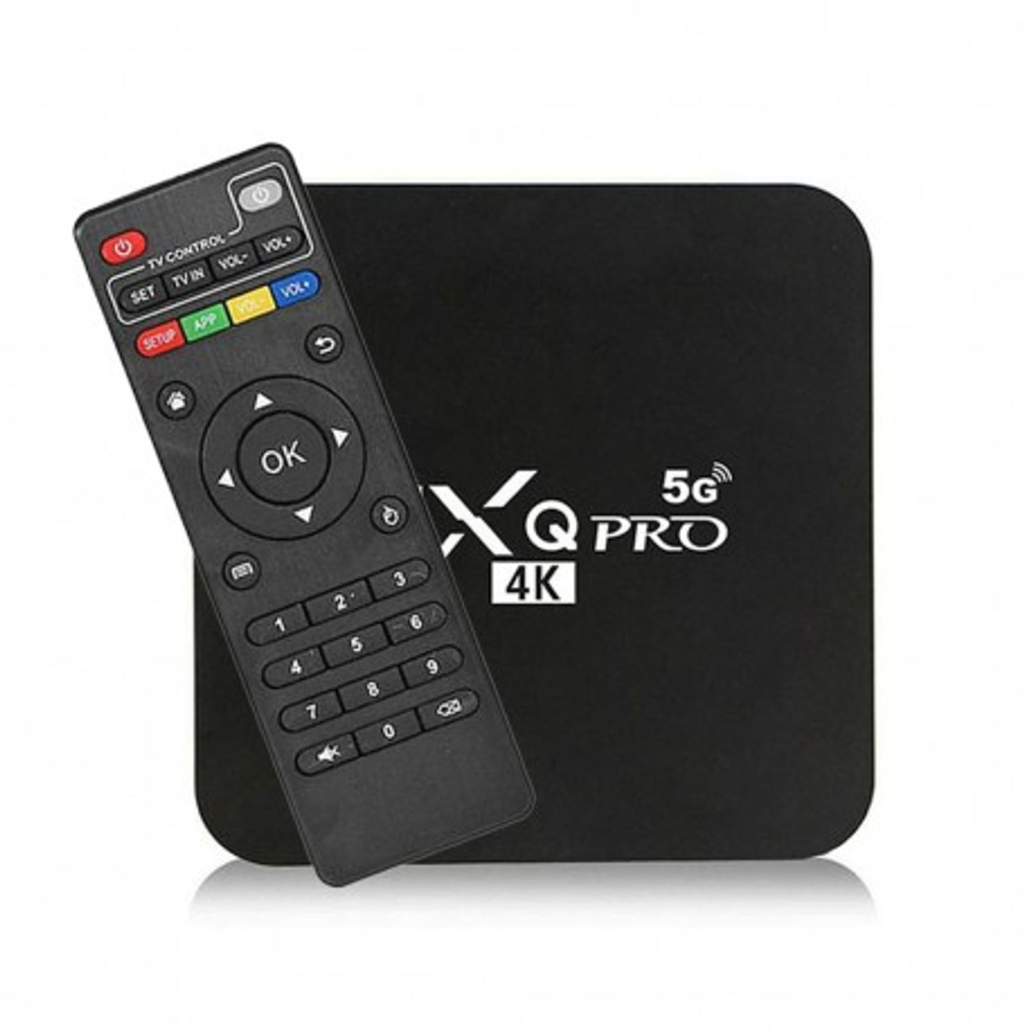 Mini PC TV Box Techstar&reg; MXQ PRO, UltraHD 4K, Quad-Core 64 Bit. 4GB RAM, 512GB ROM, 5G Wireless, Ethernet, Android 10 fotografia produsului View 6 L