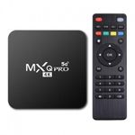 Mini PC TV Box Techstar&reg; MXQ PRO, UltraHD 4K, Quad-Core 64 Bit. 4GB RAM, 512GB ROM, 5G Wireless, Ethernet, Android 10 fotografia produsului View 8 S
