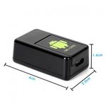 Mini GPS Tracker Techstar&reg; GF-08, Localizare GPS, Microfon, MicroSD, SIM GPRS si MMS, Negru fotografia produsului View 13 S