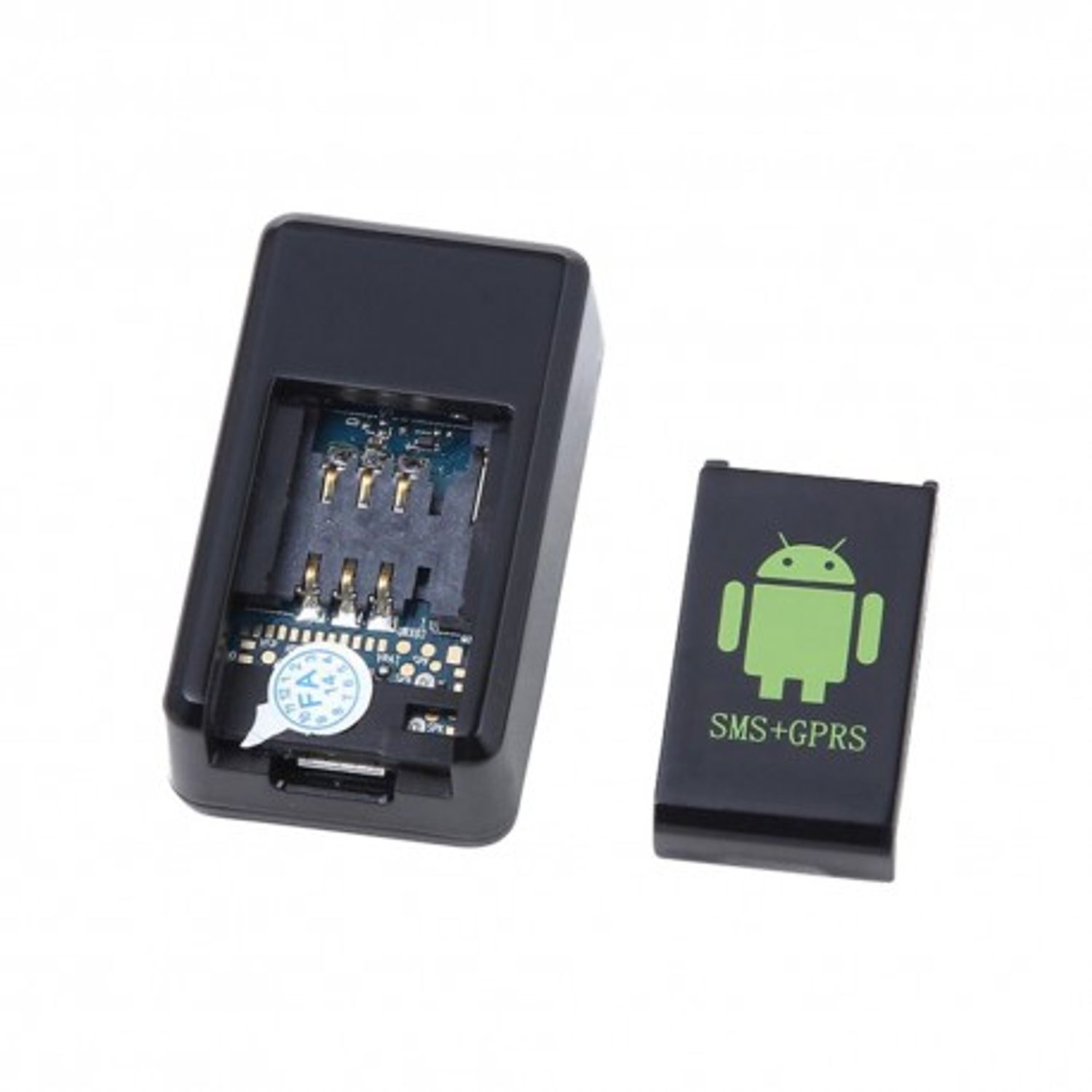 Mini GPS Tracker Techstar&reg; GF-08, Localizare GPS, Microfon, MicroSD, SIM GPRS si MMS, Negru fotografia produsului View 3 L