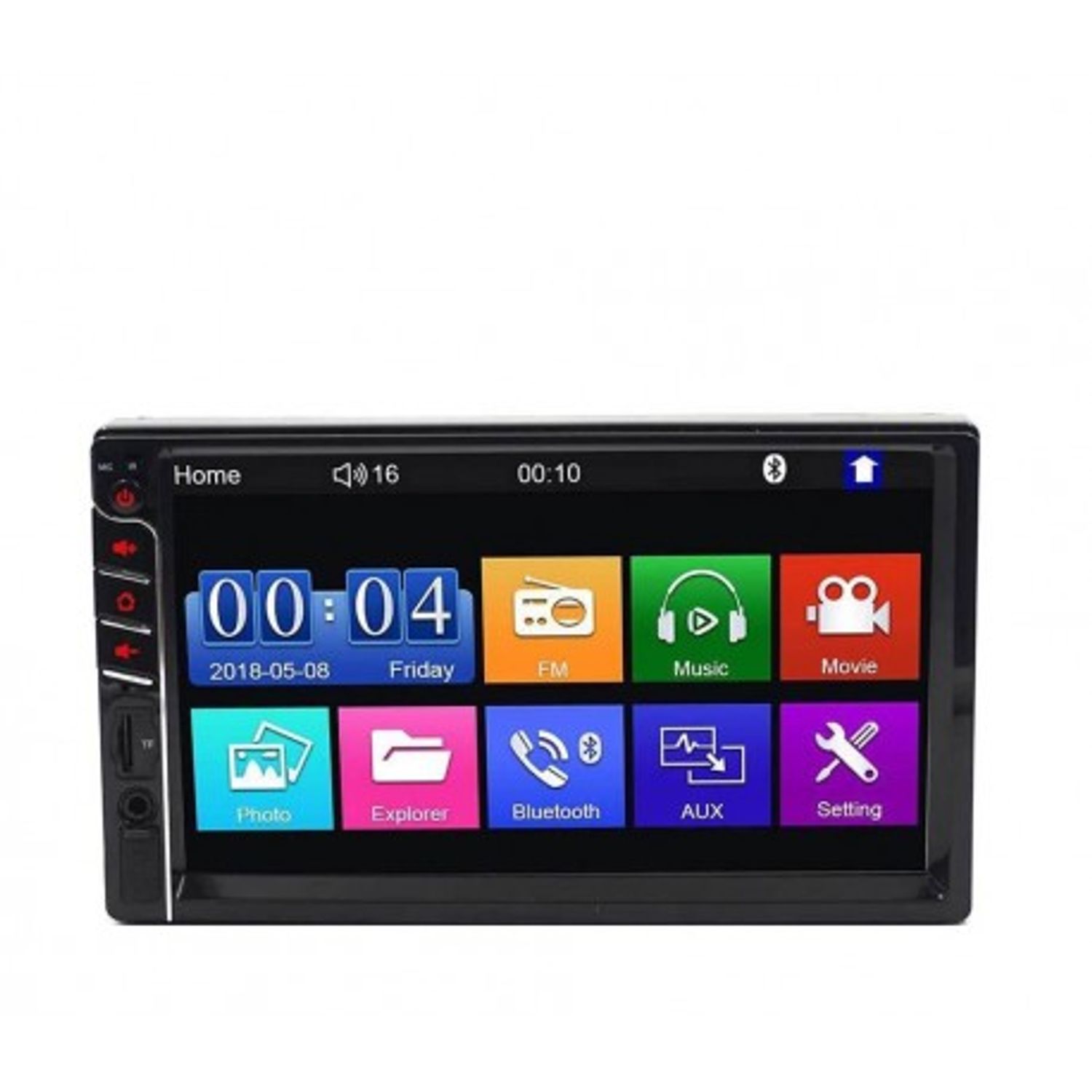 MP5 Player Techstar&reg; 7033, 2DIN, Camera Marsarier, Ecran HD Touch 7", Comenzi Volan, Telecomanda, MirrorLink, Bluetoot fotografia produsului View 8 L