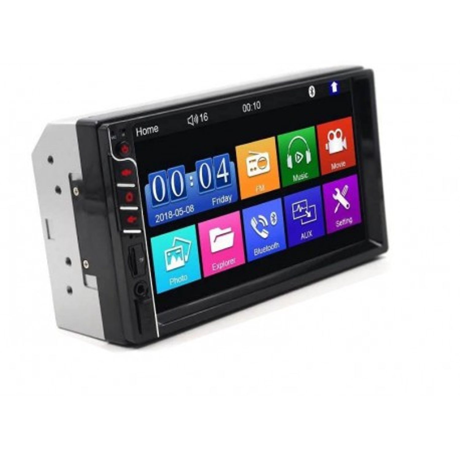 MP5 Player Techstar&reg; 7033, 2DIN, Camera Marsarier, Ecran HD Touch 7", Comenzi Volan, Telecomanda, MirrorLink, Bluetoot fotografia produsului View 6 L
