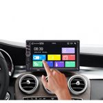 MP5 Player Techstar&reg; 7055, 2DIN, Camera Marsarier, Ecran HD Touch 7", Comenzi Volan, Telecomanda, MirrorLink, Bluetoot fotografia produsului