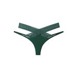 Chiloti dama, Rochena, Tanga, Nylon, 3097, Verde, L INTL fotografia produsului