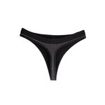 Chiloti dama, Rochena, Tanga, Nylon, 009, Negru, L INTL fotografia produsului View 2 S