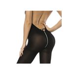 Body decoltat, Nylon, Negru, S-M INTL fotografia produsului View 6 S
