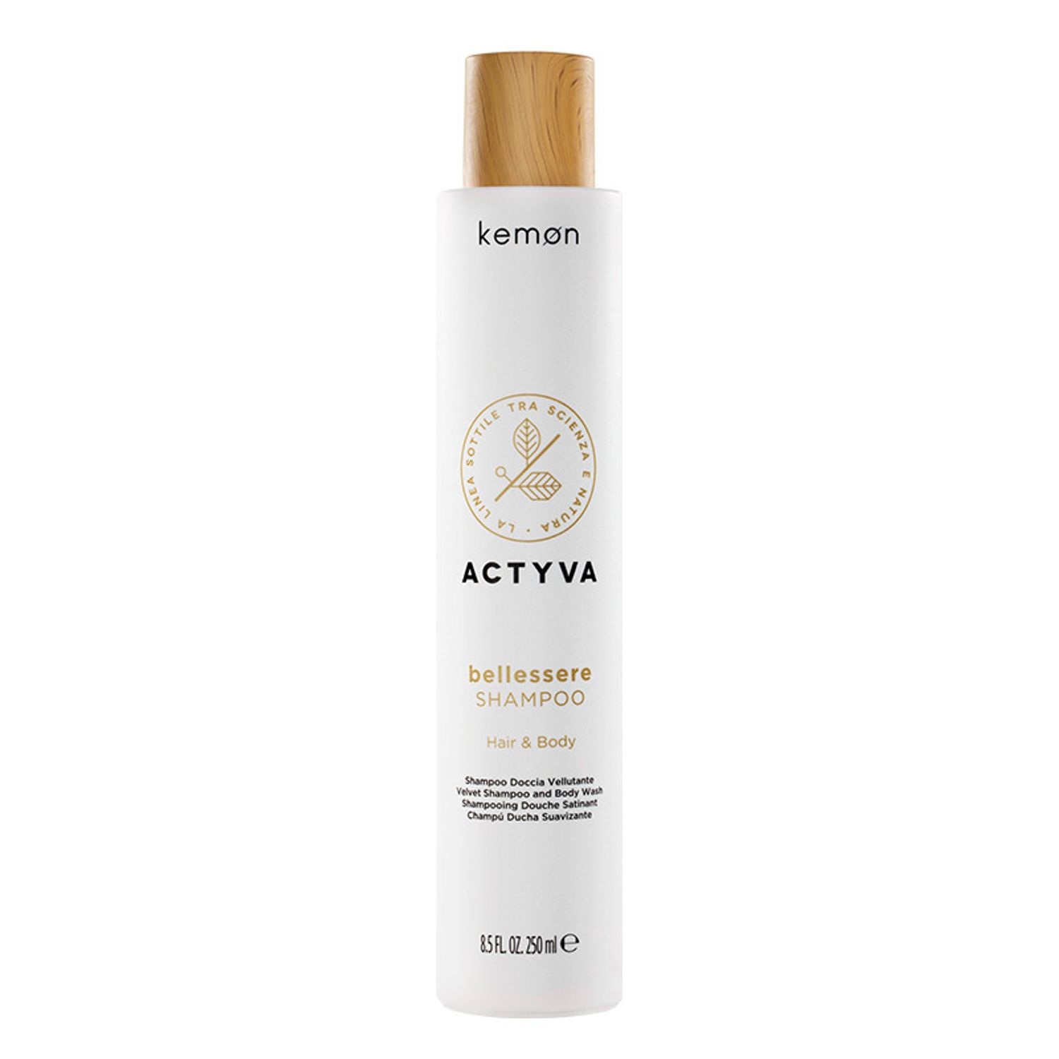 Sampon pentru par si corp Kemon Actyva Bellessere, 250 ml fotografia produsului