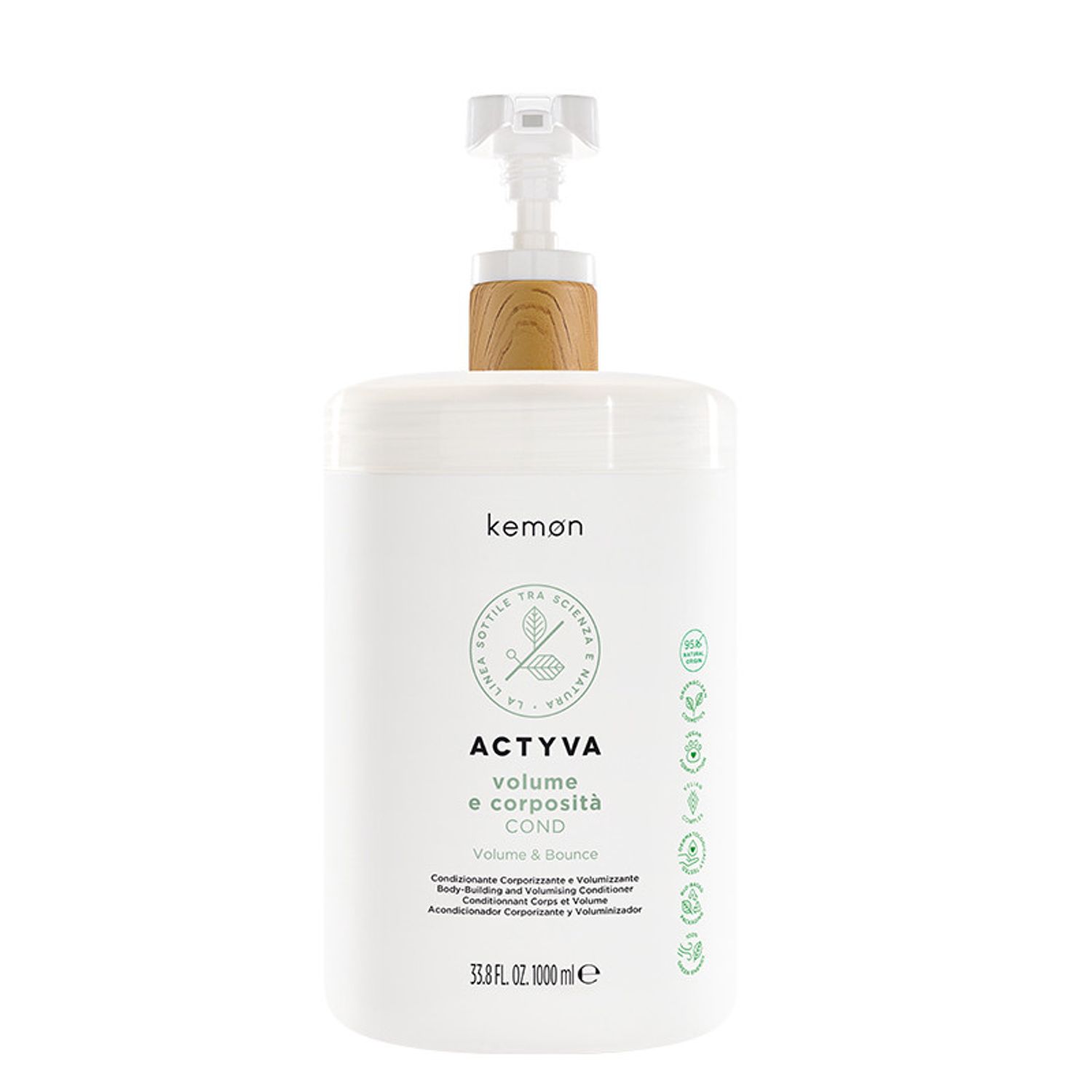 Balsam pentru volum Kemon Actyva Volume e Corposit&agrave;, 1000 ml fotografia produsului