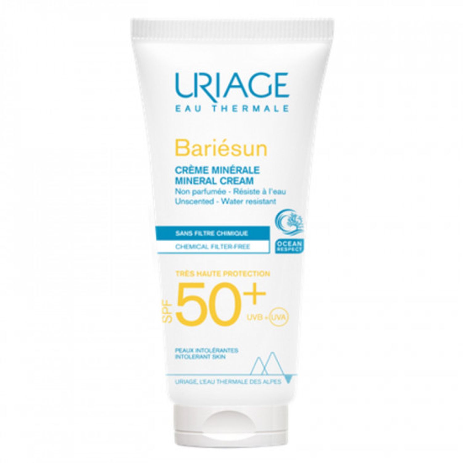 Crema minerala protectie solara SPF50+ Bariesun Uriage, 50 ml fotografia produsului
