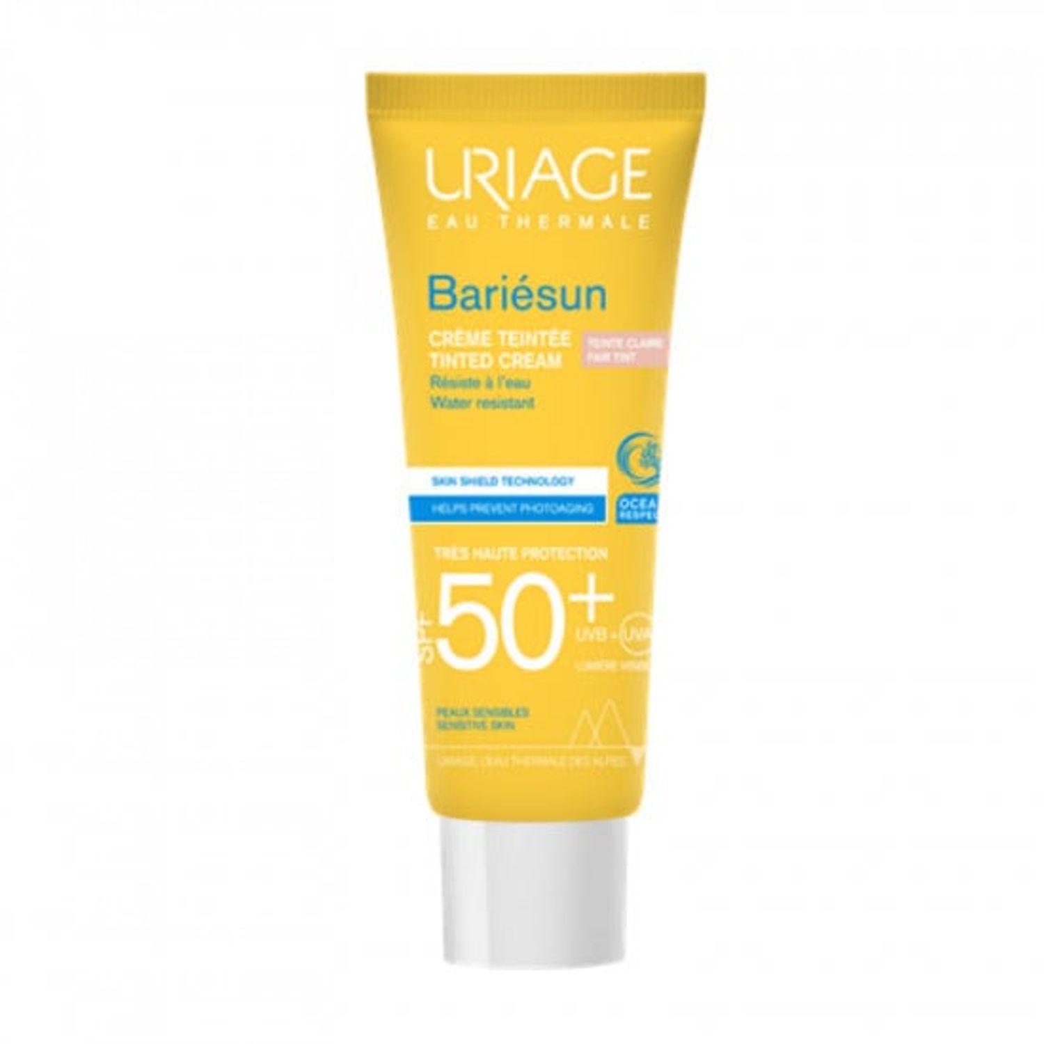Crema colorata protectie solara SPF 50+ Bariesun, Uriage, 50 ml fotografia produsului