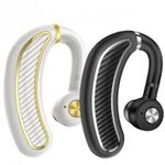 Casca Bluetooth Techstar&reg; K21 Alb/Auriu, Sunet HD, Autonomie Mare fotografia produsului View 2 S