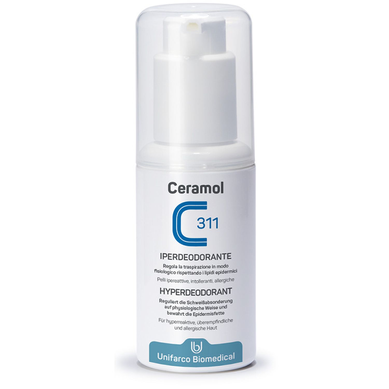 Deodorant hipoalergenic fara parfum Ceramol , 75 ml fotografia produsului