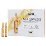 Fiole ultraglican antioxidant Isdin Flavo-C, 10 fiole fotografia produsului