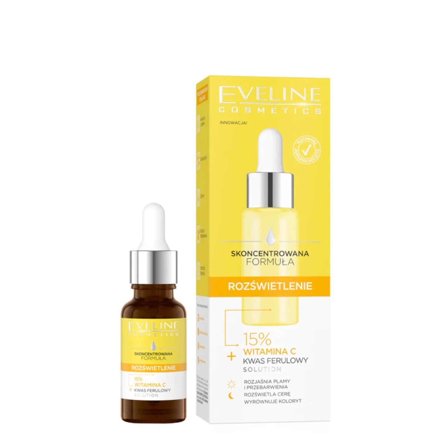 Ser iluminator cu vitamina C Eveline Cosmetics, 18 ml fotografia produsului