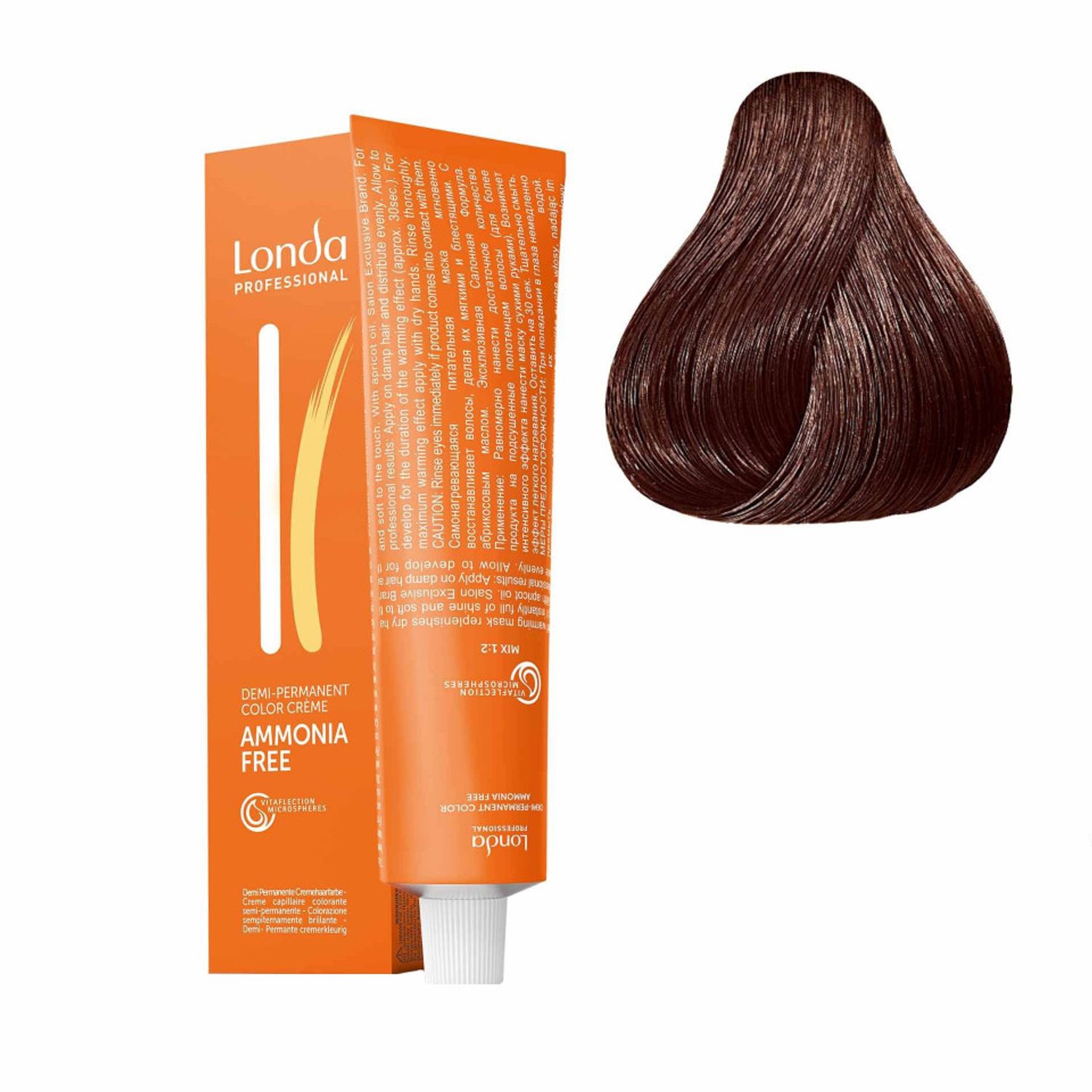 Vopsea de par demi pemanenta Londacolor 5/4 fotografia produsului