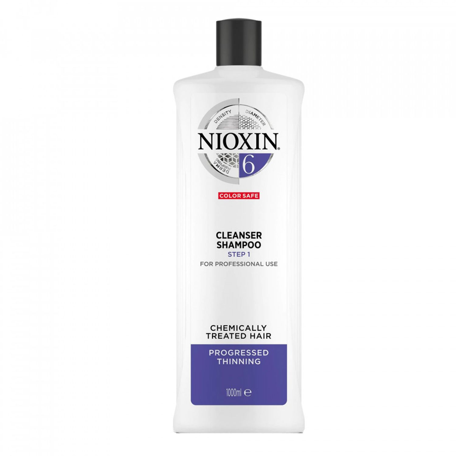 Sampon pentru par tratat chimic Nioxin System 6, 1000 ml fotografia produsului
