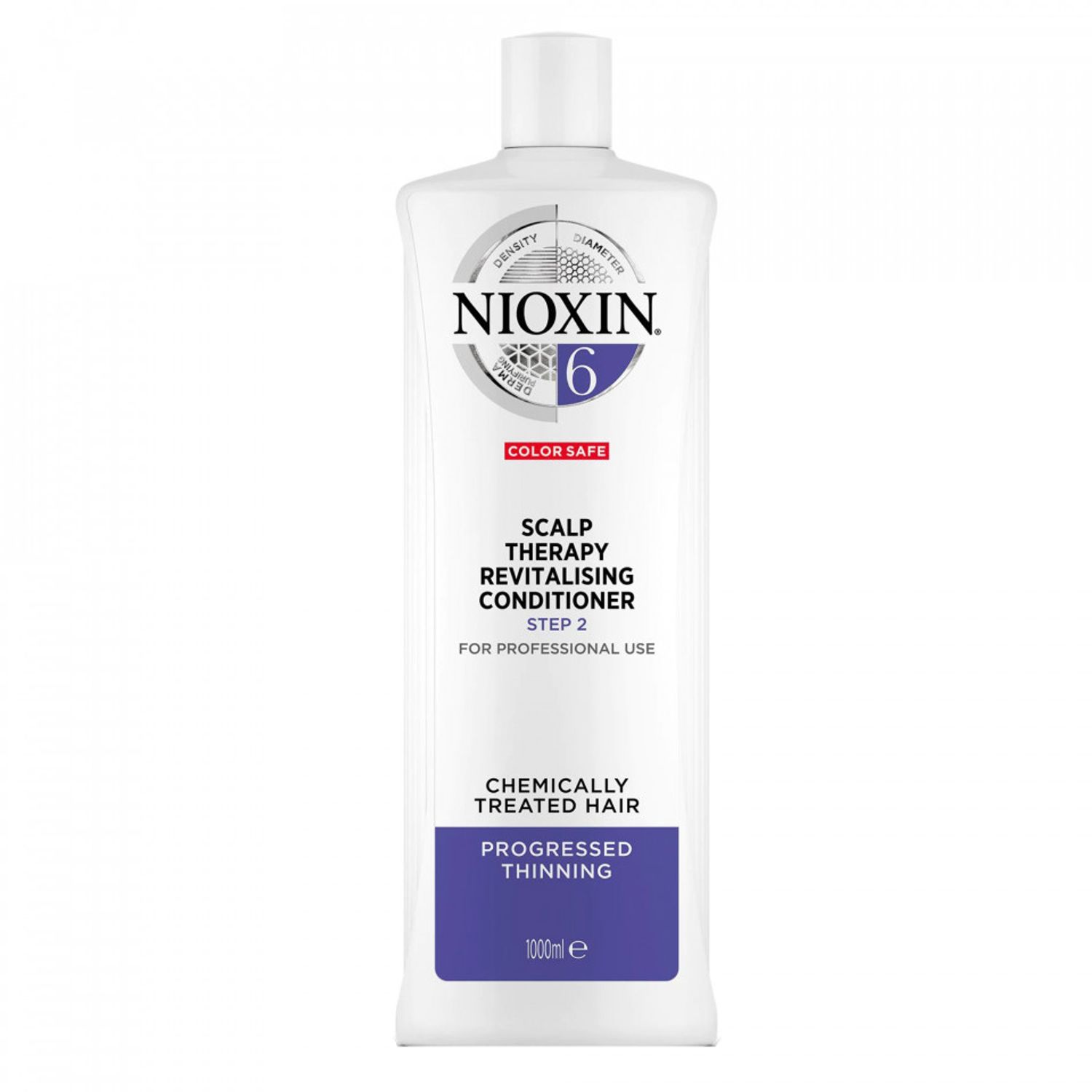 Balsam pentru par tratat chimic Nioxin System 6, 1000 ml fotografia produsului