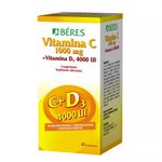 Vitamina C 1000mg + Vitamina D3 4000 UI 40 comprimate Beres Pharmaceuticals fotografia produsului