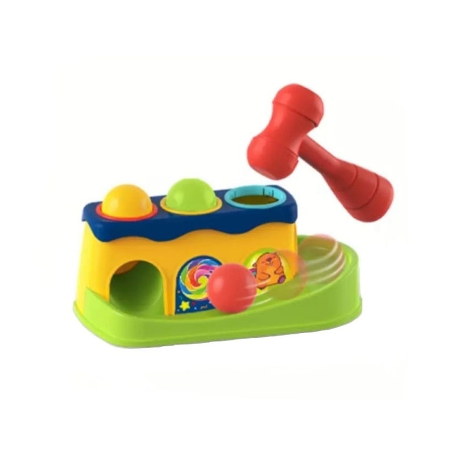 Jucarie interactiva Joc Bebe Ciocanul cu Bile , 24 cm fotografia produsului