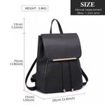 Rucsac dama Lyla GT1777, model negru fotografia produsului View 3 S