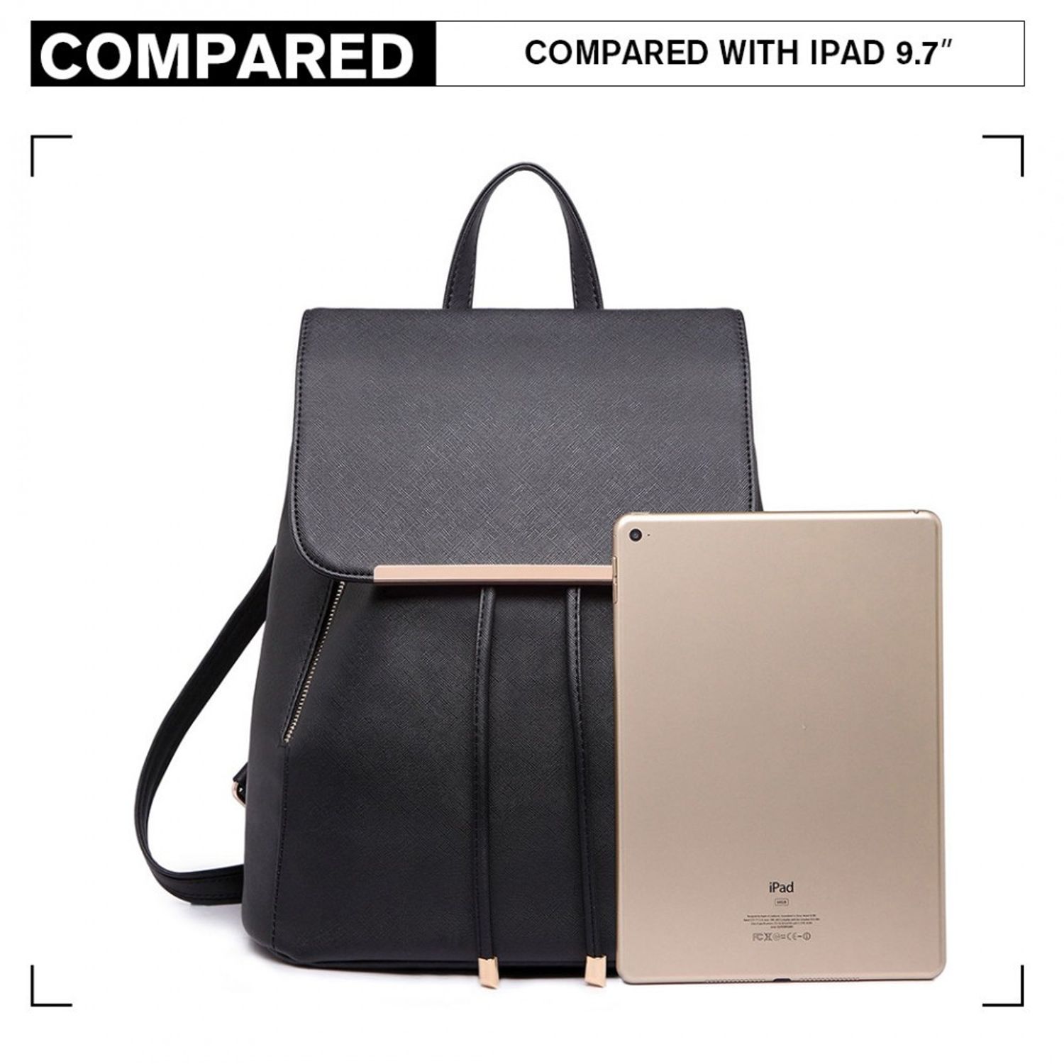Rucsac dama Lyla GT1777, model negru fotografia produsului View 4 L