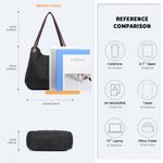 Geanta tote dama Eden GT1780, textil, model negru fotografia produsului View 5 S