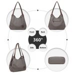 Geanta tote dama Eden GT1781, textil, model gri fotografia produsului View 2 S