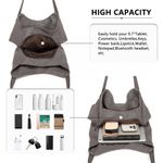Geanta tote dama Eden GT1781, textil, model gri fotografia produsului View 5 S