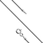 Lantisor argint 925, JW233 - 42 cm, model sarpe, placat cu rodiu fotografia produsului View 2 S