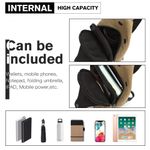 Rucsac unisex Murphy GT1769, material textil, Bej fotografia produsului View 6 S
