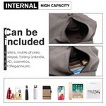 Rucsac dama Michela GT1765, material textil, Gri fotografia produsului View 7 S