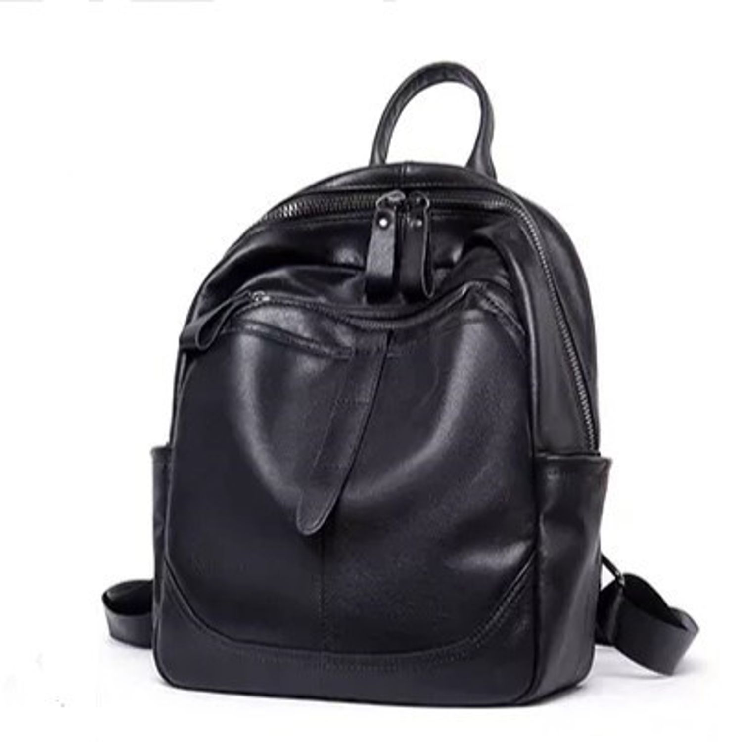 Rucsac dama, Amita GT2072, piele naturala, Negru fotografia produsului View 4 L