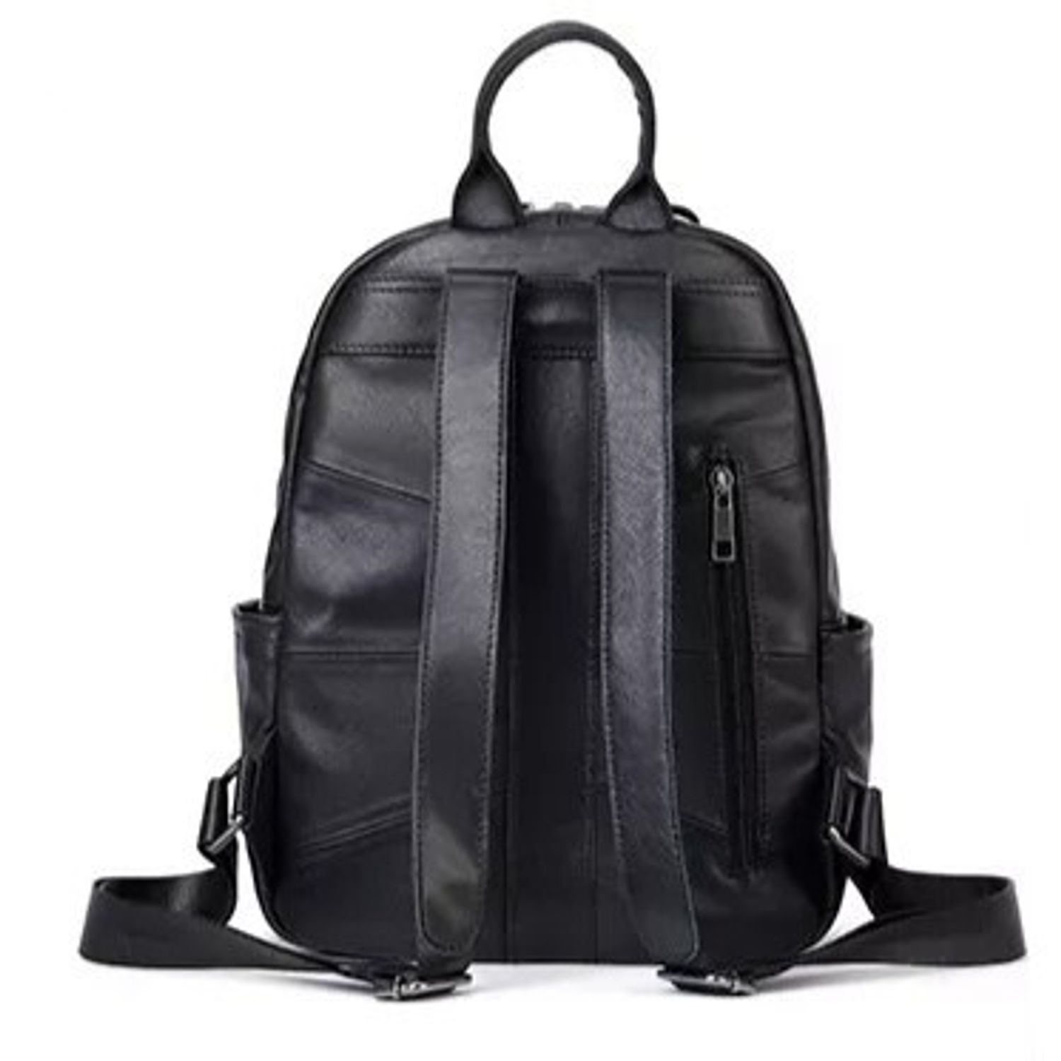 Rucsac dama, Amita GT2072, piele naturala, Negru fotografia produsului View 2 L