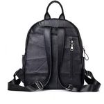 Rucsac dama, Varvara GT2071, piele naturala, Negru fotografia produsului View 4 S
