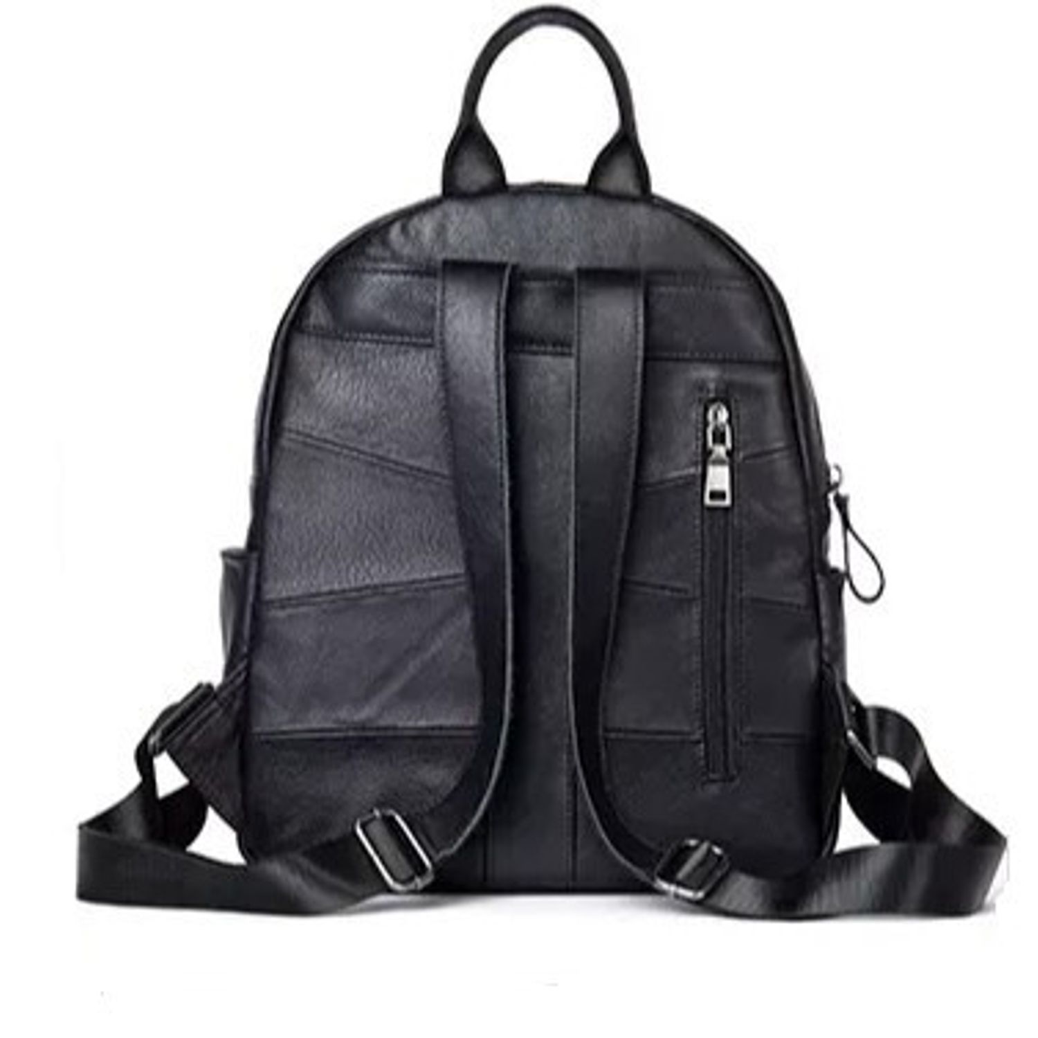 Rucsac dama, Varvara GT2071, piele naturala, Negru fotografia produsului View 4 L