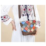Geanta dama, Saya GT2077, piele naturala, Multicolor fotografia produsului View 4 S