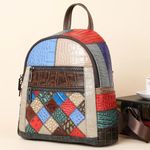 Rucsac dama, Artemis GT2078, piele naturala, Multicolor fotografia produsului View 8 S