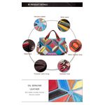 Geanta dama, Nonna GT2069, piele naturala, Multicolor fotografia produsului View 5 S