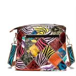 Geanta dama, Carmenta GT2064, piele naturala, Multicolor fotografia produsului View 2 S
