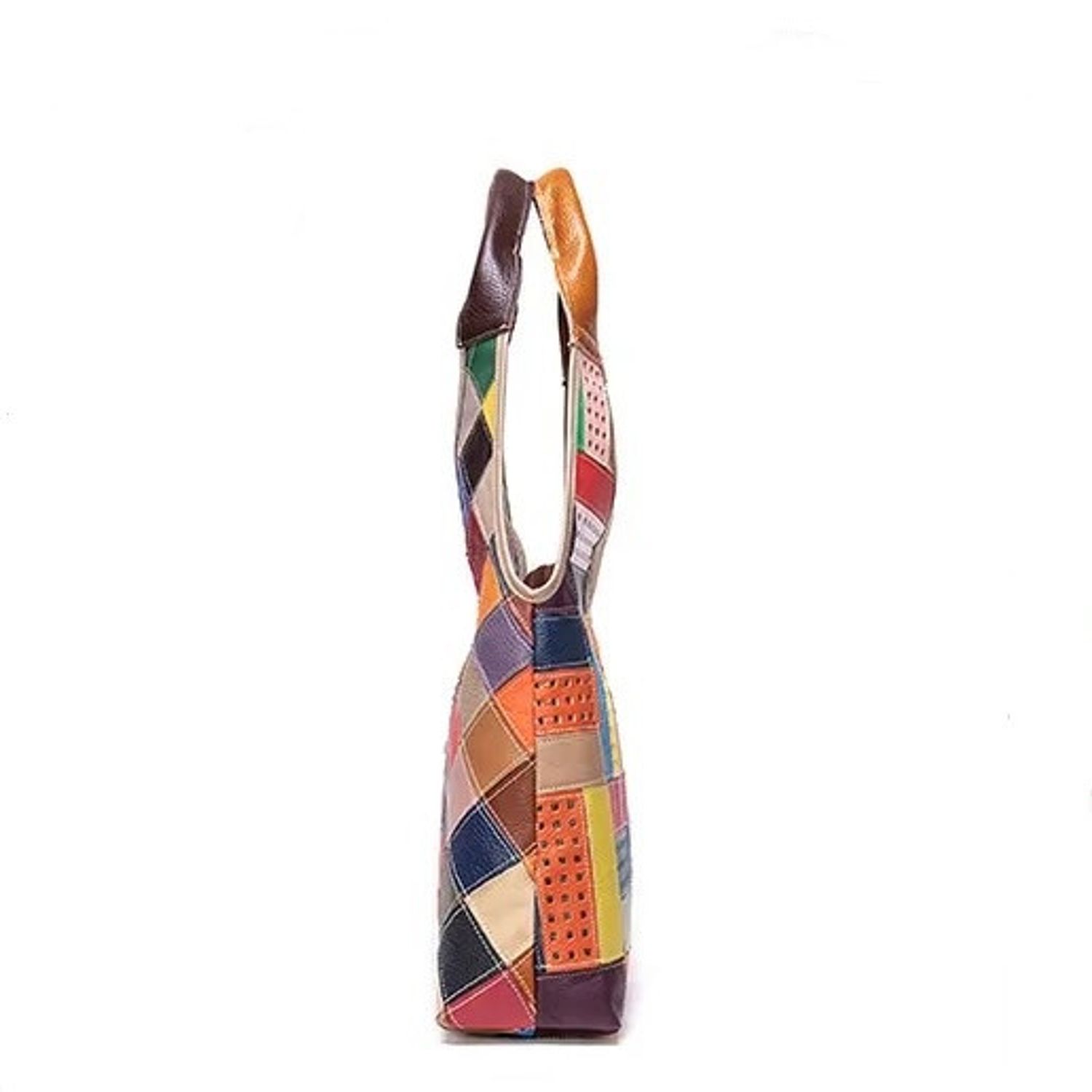 Geanta dama, Marciana GT2068, piele naturala, Multicolor fotografia produsului View 5 L