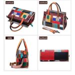 Geanta dama, Amedeia GT2062, piele naturala, Multicolor fotografia produsului View 6 S
