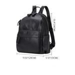 Rucsac dama, Ananda GT2050, piele naturala, Negru fotografia produsului View 3 S