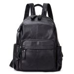 Rucsac dama, Ananda GT2050, piele naturala, Negru fotografia produsului