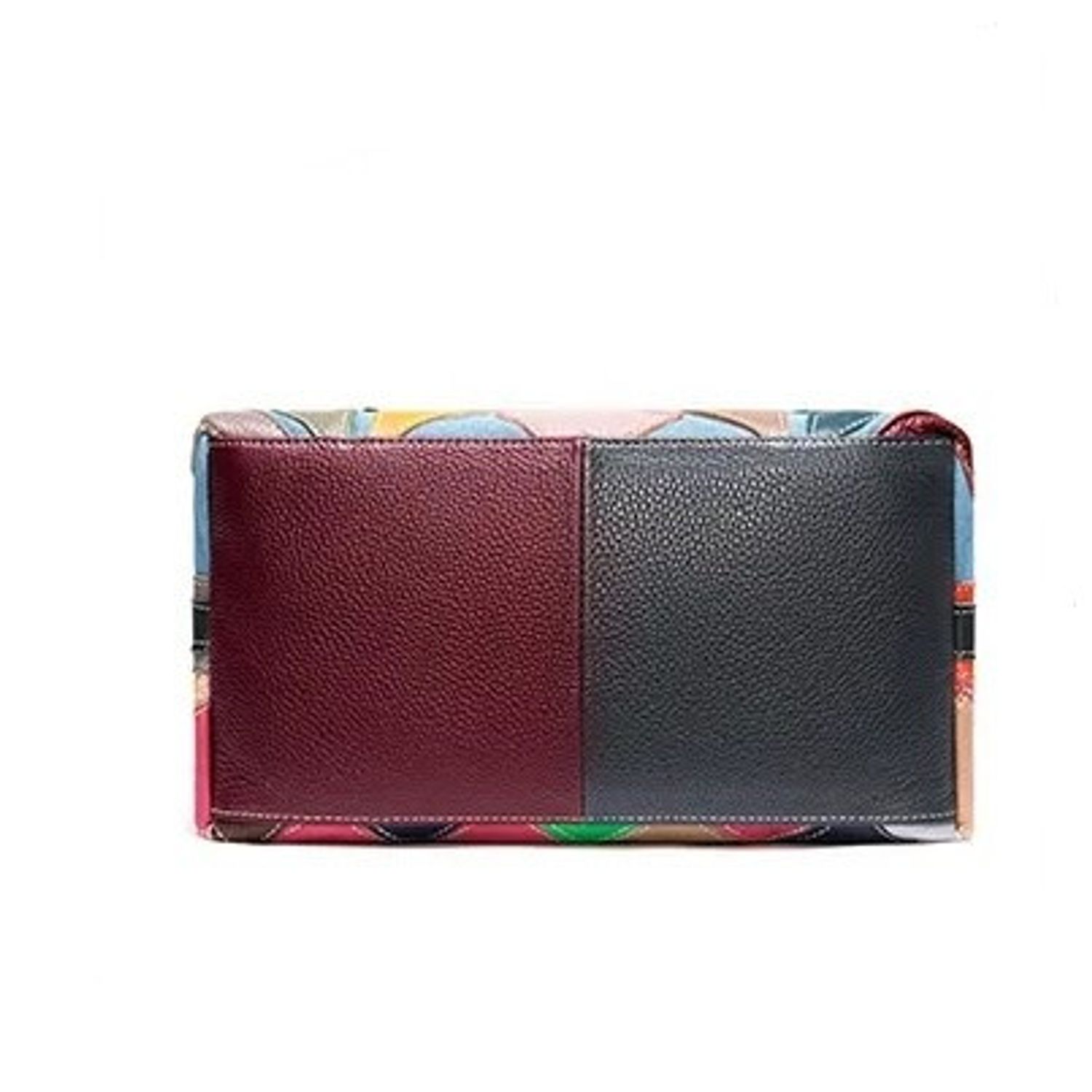 Geanta dama, Lina GT2066, piele naturala, Multicolor fotografia produsului View 3 L