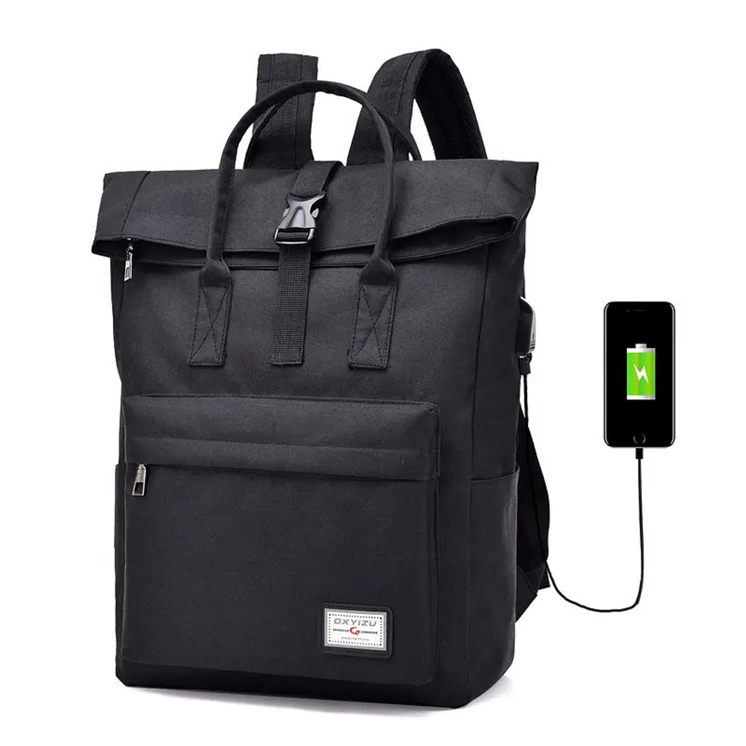 Rucsac dama Asli, GT2022, Negru fotografia produsului View 3 L