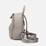 Rucsac dama, Azra GT2026, piele naturala, Gri fotografia produsului View 7 S
